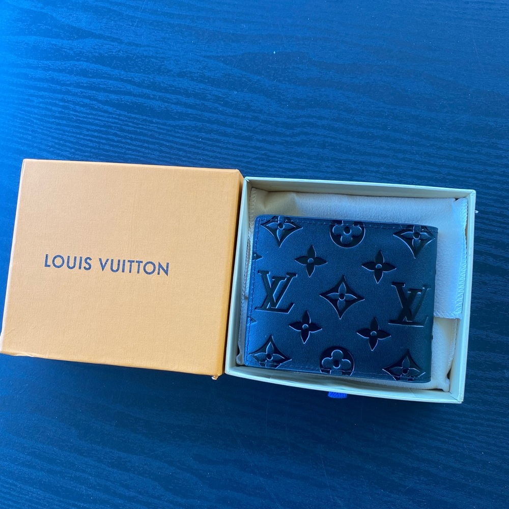 Louis Vuitton Black Monogram Bifold Wallet